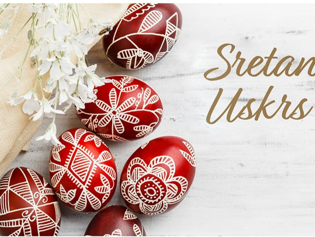 Želimo vam sretan Uskrs te ugodne i vesele praznike!